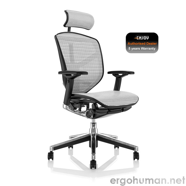 Enjoy Office Chair White Mesh